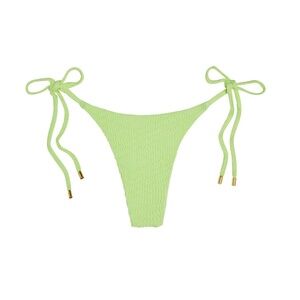 NWT Monday Swimwear Palma Bottom Honeydew Summer Plaid - Size S